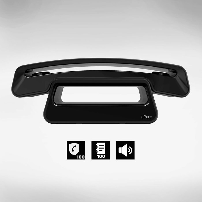 ALCATEL Teléfono Vintage EPURE Iconic Black ALCATEL Teléfono Vintage EPURE Iconic Black