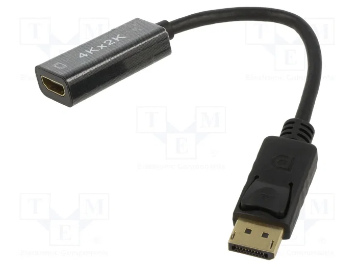 ART Adaptador DisplayPort a HDMI 0,15m Negro ART Adaptador DisplayPort a HDMI 0,15m Negro