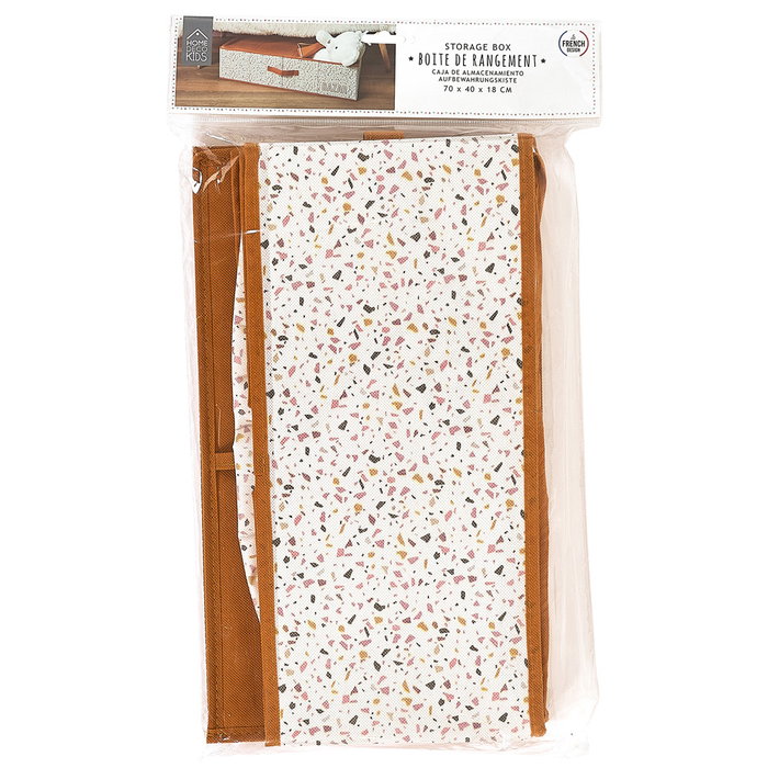 Home Deco Kids Caja Orden Ocre 40x70x18 cm