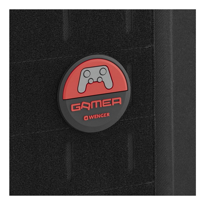 Wenger PlayerOne 43.9 cm (17.3") Mochila para Portátil Gaming, Negro, 29 L, Poliéster, con Compartimento para Tableta, Auriculares y Puerto USB