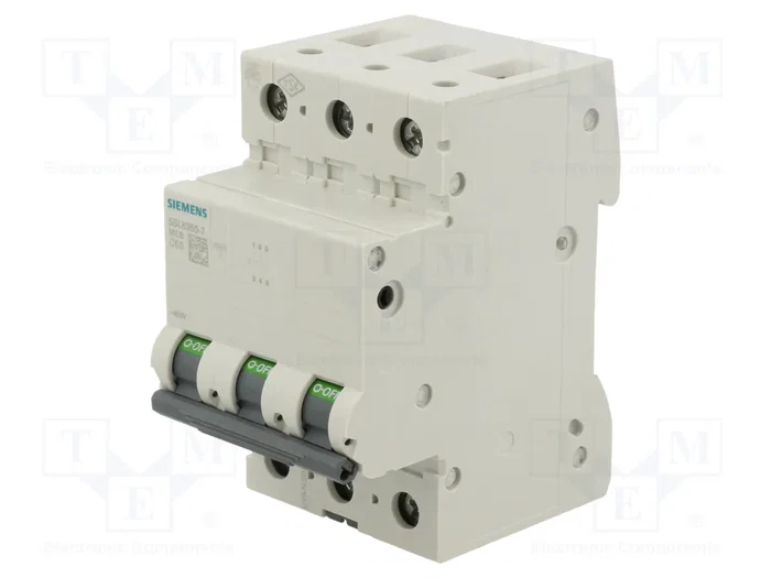 SIEMENS 5SL6350-7 Interruptor magnetotérmico 50A 3 polos SIEMENS 5SL6350-7 Interruptor magnetotérmico 50A 3 polos