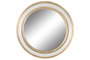 DKD Home Decor Espejo de Hierro y Cristal Dorado 108x108 cm