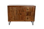 DKD Home Decor Aparador Ondulado Acacia Marrón Claro