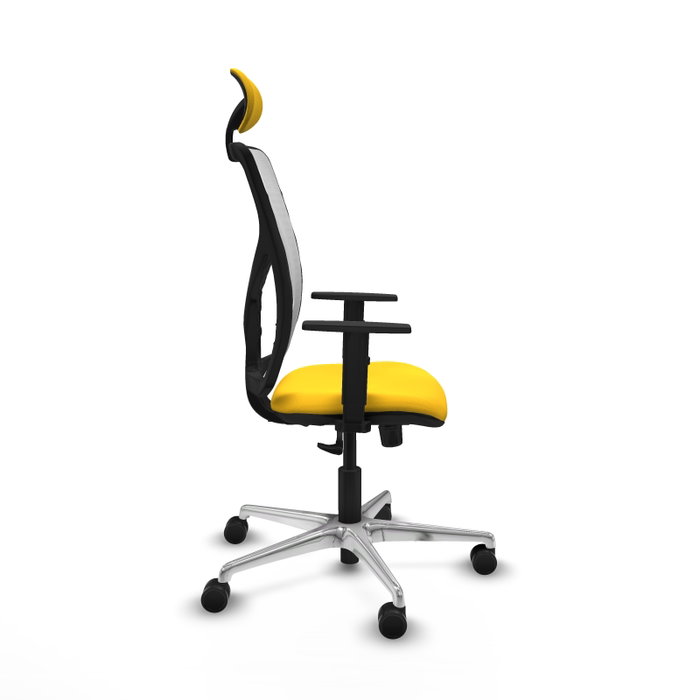PIQUERAS Y CRESPO Silla de oficina Motilla Amarillo y Blanco PIQUERAS Y CRESPO Silla de oficina Motilla Amarillo y Blanco