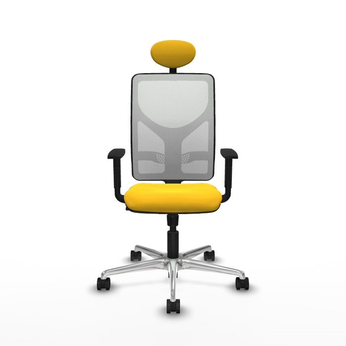 PIQUERAS Y CRESPO Silla de oficina Motilla Amarillo y Blanco PIQUERAS Y CRESPO Silla de oficina Motilla Amarillo y Blanco