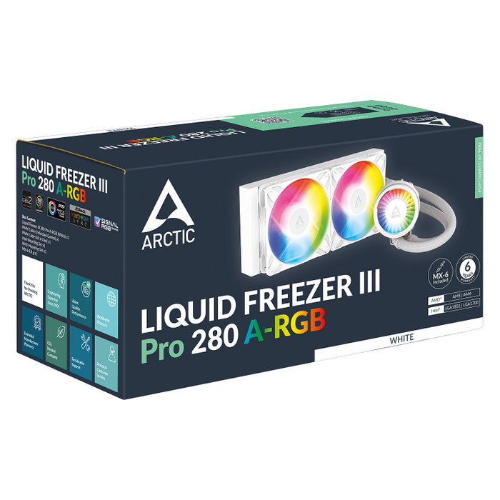 Arctic Liquid Freezer III Pro 280 A-RGB Blanco Arctic Liquid Freezer III Pro 280 A-RGB Blanco