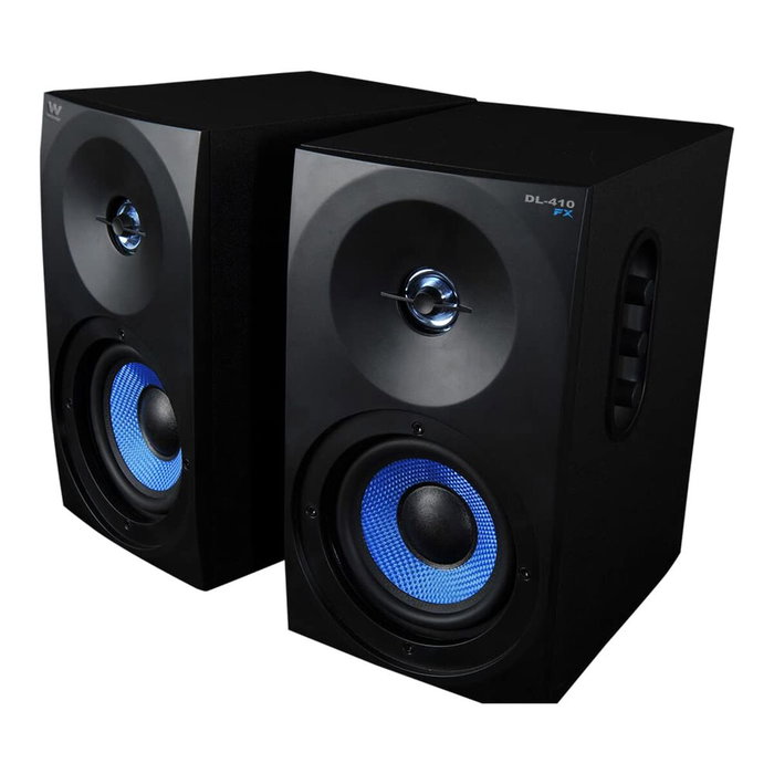 Woxter Dynamic Line DL-410 FX 150W 2.0 Altavoces Estéreo en Negro y Azul Woxter Dynamic Line DL-410 FX 150W 2.0 Altavoces Estéreo en Negro y Azul