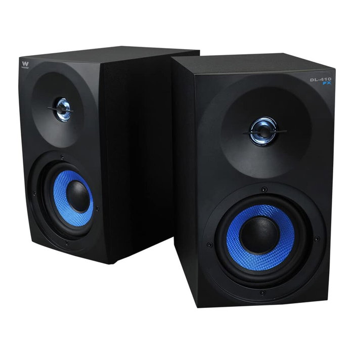 Woxter Dynamic Line DL-410 FX 150W 2.0 Altavoces Estéreo en Negro y Azul Woxter Dynamic Line DL-410 FX 150W 2.0 Altavoces Estéreo en Negro y Azul