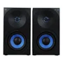 Woxter Altavoces Estéreo Gaming DL-410 FX 150W, Sistema 2.0 con Woofer 4" y Tweeter 1", Negro/Azul, Conexión 3.5mm y RCA