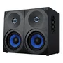 Woxter Altavoces Estéreo Gaming DL-410 FX 150W, Sistema 2.0 con Woofer 4" y Tweeter 1", Negro/Azul, Conexión 3.5mm y RCA