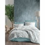 Aucune Juego de Cama Menta 100% Algodón con Funda Nórdica y 2 Fundas de Almohada