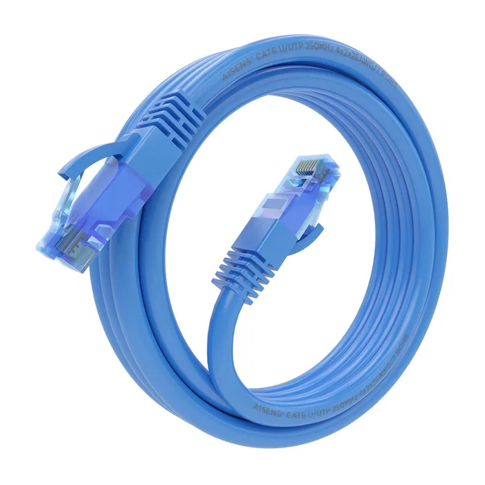 AISENS Cable de Red Cat.6 UTP AWG26 CCA 3m Azul A135-0802 AISENS Cable de Red Cat.6 UTP AWG26 CCA 3m Azul A135-0802
