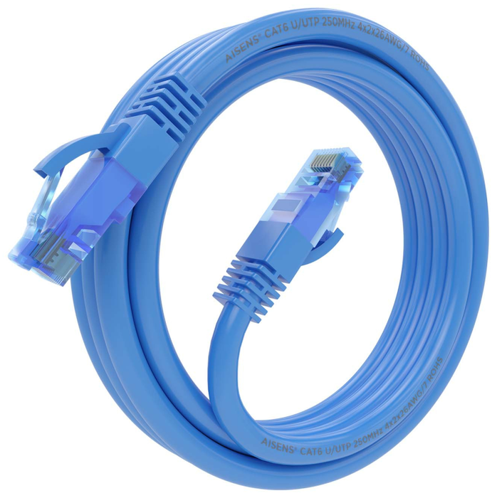 Aisens Cable de Red RJ45 Cat.6 UTP AWG26 CCA 3m Azul Aisens Cable de Red RJ45 Cat.6 UTP AWG26 CCA 3m Azul