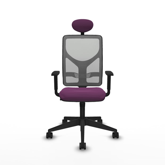 PIQUERAS Y CRESPO Silla de oficina Motilla con mecanismo Sincro, Morado y Gris PIQUERAS Y CRESPO Silla de oficina Motilla con mecanismo Sincro, Morado y Gris