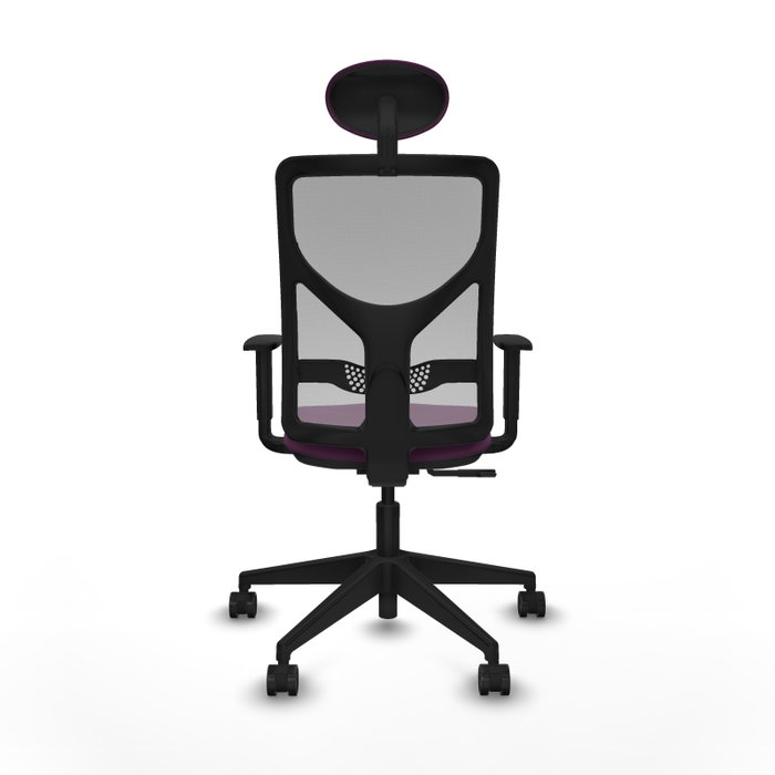 PIQUERAS Y CRESPO Silla de oficina Motilla con mecanismo Sincro, Morado y Gris PIQUERAS Y CRESPO Silla de oficina Motilla con mecanismo Sincro, Morado y Gris