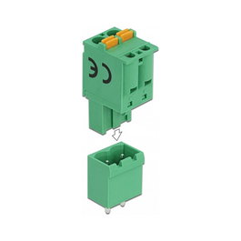 DeLOCK Bloque de terminales 2 pin 5,08 mm paso vertical 66500