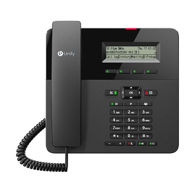 Unify OpenScape CP210 Teléfono Analógico con Cable Negro Unify OpenScape CP210 Teléfono Analógico con Cable Negro