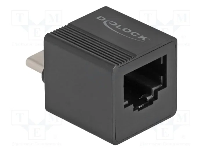 DeLOCK Adaptador USB Type-C a Gigabit LAN 66462 Negro DeLOCK Adaptador USB Type-C a Gigabit LAN 66462 Negro