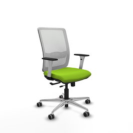 PIQUERAS Y CRESPO Silla de oficina Haches Pistacho y Blanco