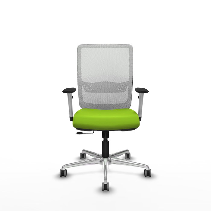 PIQUERAS Y CRESPO Silla de oficina Haches Pistacho y Blanco