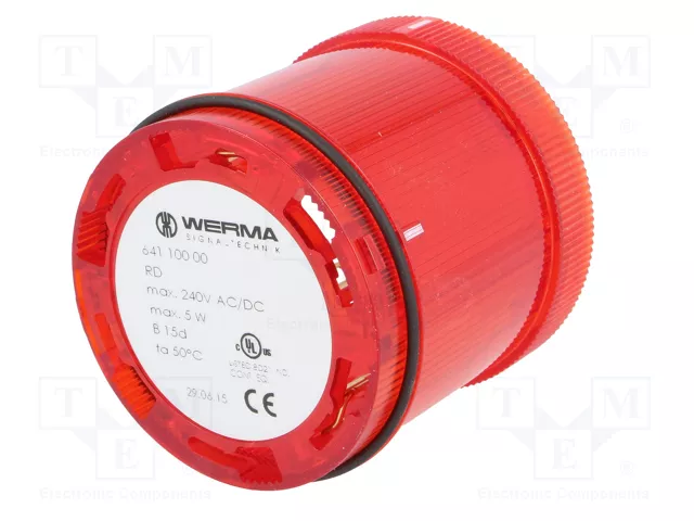 WERMA KombiSIGN 71 Señalizador Luminoso Rojo 12÷240VDC