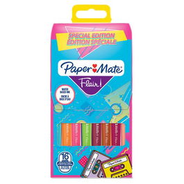 Rotulador Fibra Paper Mate Flair Orig.M (1,1) Retro Blister De 16