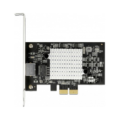 DeLOCK AQC113CS Tarjeta de Red PCI Express x2 10 Gigabit LAN con 1 Puerto RJ45 Ethernet 10GbE, 5GbE, 2.5GbE, 1000Mbit/s