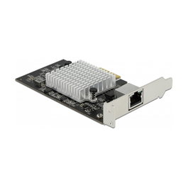 DeLOCK AQC113CS Tarjeta de Red PCI Express x2 10 Gigabit LAN con 1 Puerto RJ45 Ethernet 10GbE, 5GbE, 2.5GbE, 1000Mbit/s