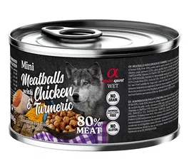 Alpha Spirit Albondigas Pollo Con Curcuma 6x200 gr