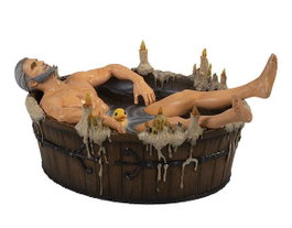 The Witcher 3 Wild Hunt Estatua Geralt in the Bath 9 cm