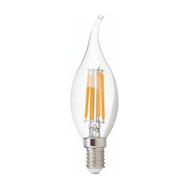 Synergy21 Synergy 21 LED Retrofit E14 Kerze klar geschweift 4,5W dimmbar