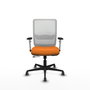 PIQUERAS Y CRESPO Silla de oficina Haches Naranja y Blanco