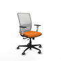 PIQUERAS Y CRESPO Silla de oficina Haches Naranja y Blanco
