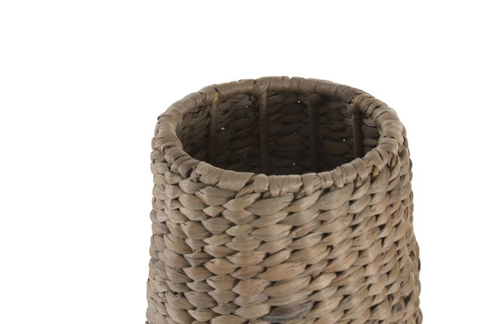 DKD Home Decor Jarrón Jacinto de Agua Seagrass Natural 37x37x65 cm