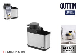 Quttin Organizador de Limpieza para Cocina con Dispensador 13.6x8x14.5 cm (12 Unidades)