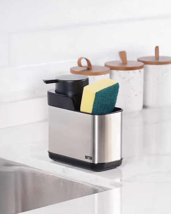 Quttin Organizador de Limpieza para Cocina con Dispensador 13.6x8x14.5 cm (12 Unidades)