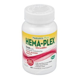 NATURES PLUS Hema-Plex Masticable 60 Comp.