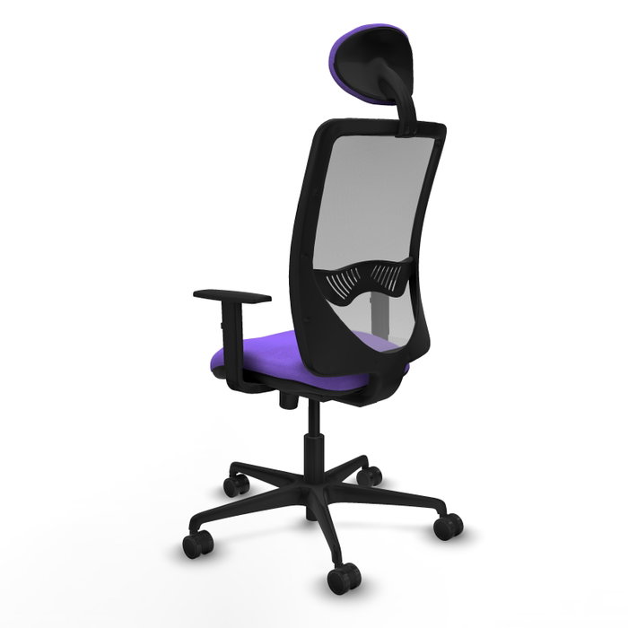 PIQUERAS Y CRESPO Silla de oficina Zulema con mecanismo Sincro, Lila y Gris PIQUERAS Y CRESPO Silla de oficina Zulema con mecanismo Sincro, Lila y Gris