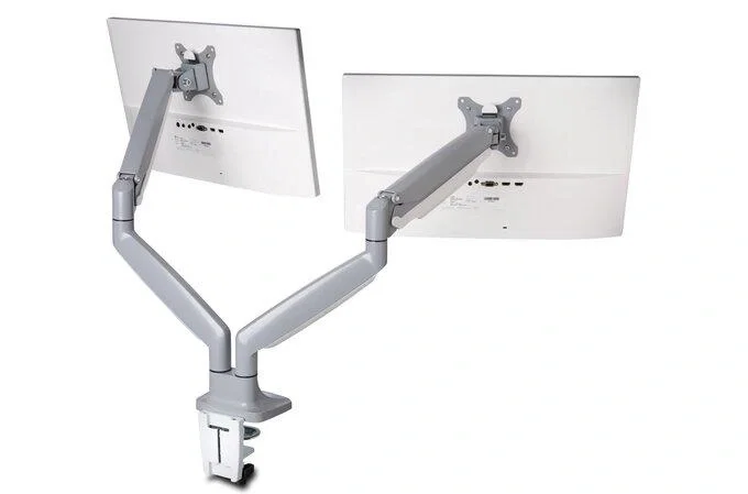 Kensington Brazo Dual SmartFit de Altura Ajustable para Monitores de 13-32 pulgadas, Gris