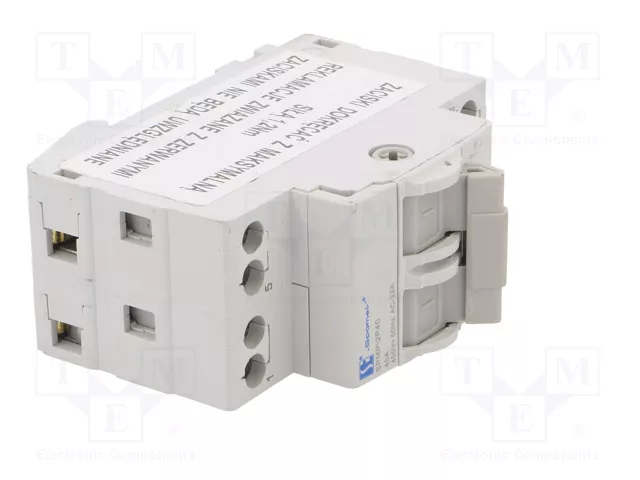 SPAMEL Interruptor de red-generador 2 polos 40A IP20