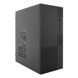 COOLBOX Caja Micro-ATX M440 Negra con Fuente de Alimentación 500W, USB 3.2 Gen 1, Ventilador Trasero 90mm, Compatible con Gráficas de 25cm