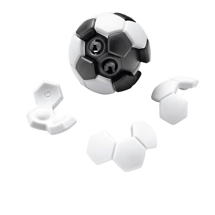 SMART GAMES SG513 Juego Plug & Play Ball - Rompecabezas 3D en Bola con 7 Piezas de Goma para +6 Años