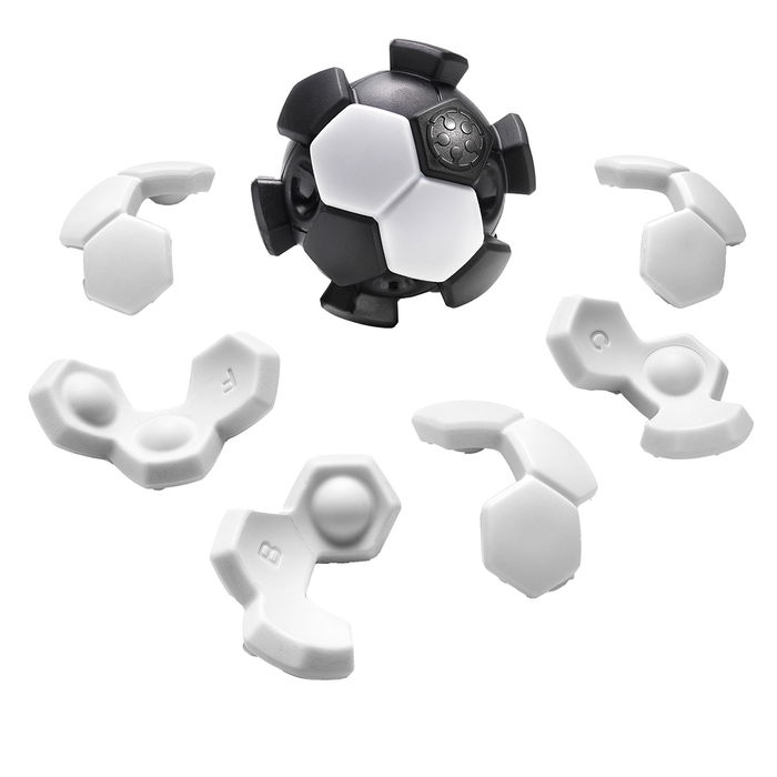SMART GAMES SG513 Juego Plug & Play Ball - Rompecabezas 3D en Bola con 7 Piezas de Goma para +6 Años