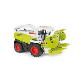 BRUDER - Claas Jaguar 900 Feldhäcksler, Cosechadora de Forraje de Juguete a Escala 1:16, Plástico, Color Verde, Rojo y Blanco, para Niños a Partir de 4 Años