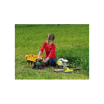 BRUDER - Claas Jaguar 900 Feldhäcksler, Cosechadora de Forraje de Juguete a Escala 1:16, Plástico, Color Verde, Rojo y Blanco, para Niños a Partir de 4 Años