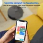 Medion MD100021 X22SW+ Robot Aspirador con Navegación Láser, 5000 Pa Succión, 165 Min Autonomía, 2.5L Depósito, Color Gris