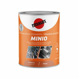 Titan Imprimación sintética antioxidante minio naranja mate 750 ml