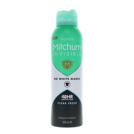 Mitchum Women Invisible 48HR Clear Fresh Antiperspirant & Deodorant Spray 200ml