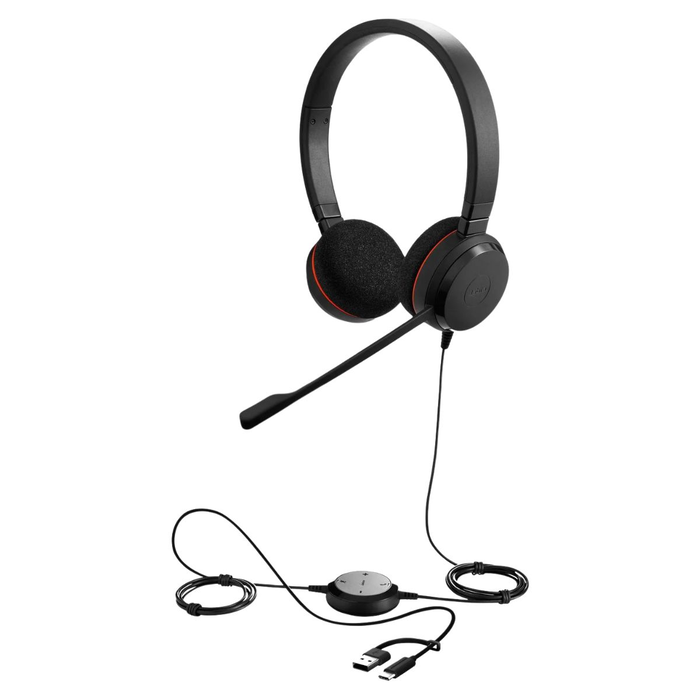 Jabra Evolve 20 SE Stereo MS USB-C/A Negro