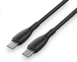Vention Cable USB 2.0 Tipo-C a Tipo-C TRWBH 2m Negro 100W 480Mbps